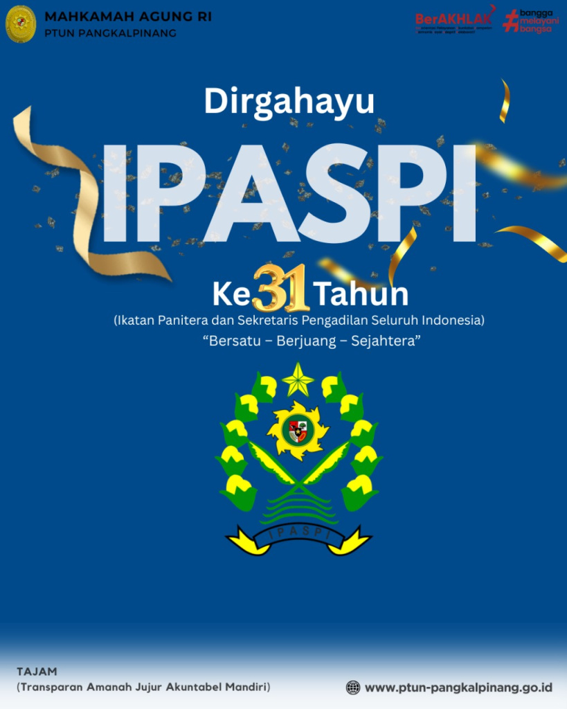 DIRGAHAYU IPASPI KE-31 TAHUN!